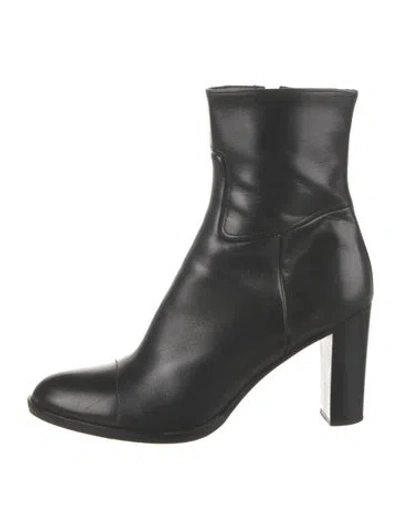 Pre-owned Jil Sander Leather Boots In Black