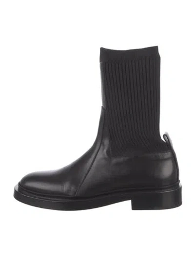 Pre-owned Jil Sander Leather Boots In Black