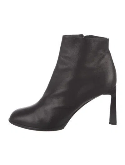 Pre-owned Jil Sander Leather Boots In Black