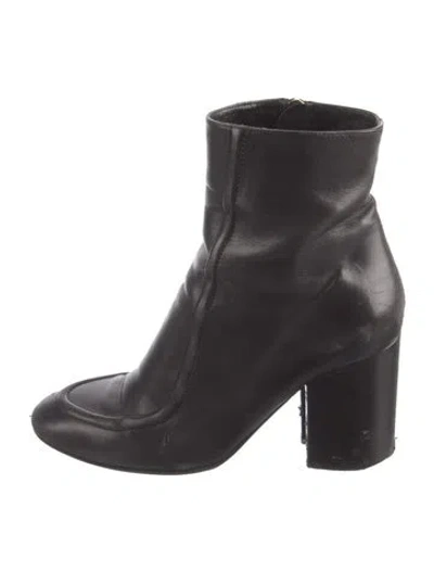 Pre-owned Jil Sander Leather Boots In Black