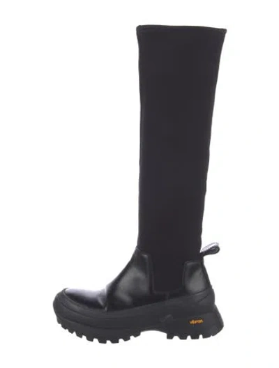 Pre-owned Jil Sander Leather Boots In Black