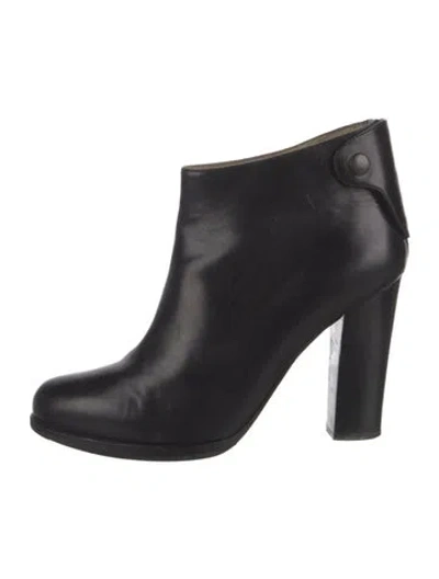 Pre-owned Jil Sander Leather Boots In Blue