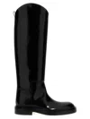 Jil Sander Asymmetric Leather Boots