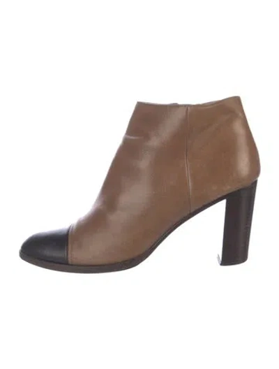Pre-owned Jil Sander Leather Boots In Brown