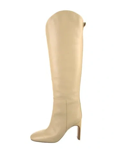 Pre-owned Jil Sander Leather Boots In Neutral