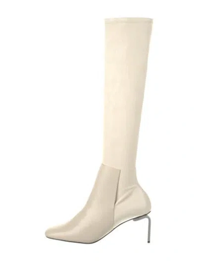 Pre-owned Jil Sander Leather Boots In Neutral