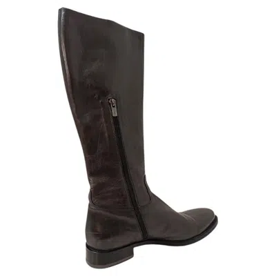Pre-owned Jil Sander Leather Boots Size 37 In Black