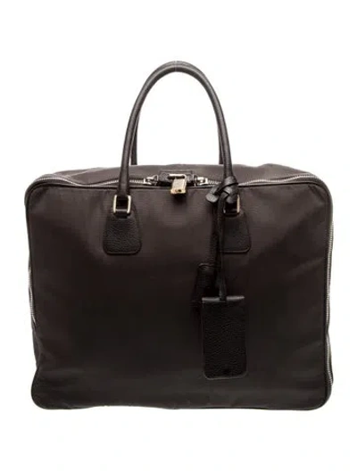 Pre-owned Jil Sander Leather Briefcase In Brown