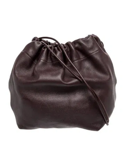 Pre-owned Jil Sander Leather Bucket Bag In Brown