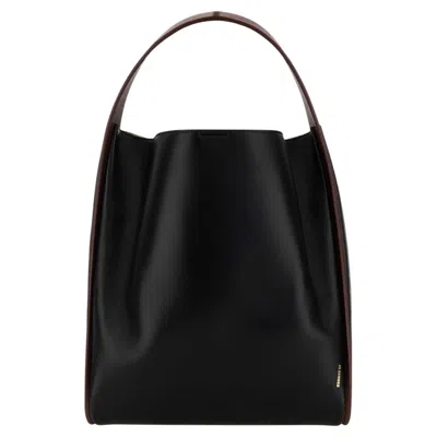Pre-owned Jil Sander Leather Bucket Shoulder Bag � Black