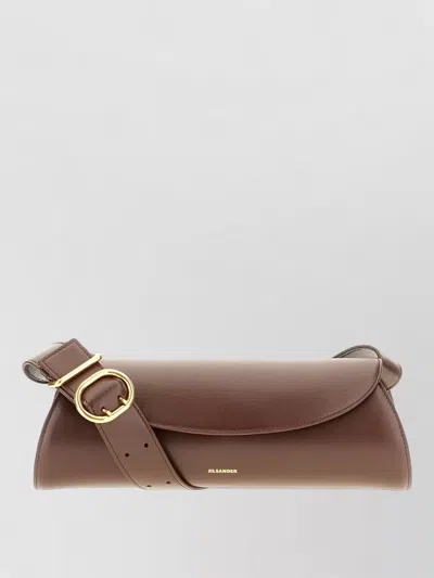 Jil Sander Leather Cannolo Small Belt Bag Adjustable