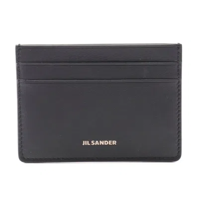 Jil Sander Leather Card Case Black