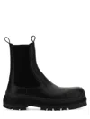 Jil Sander Chunky Sole Ankle-high Chelsea Boot In Black