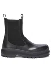 Jil Sander Chelsea Boot In Black