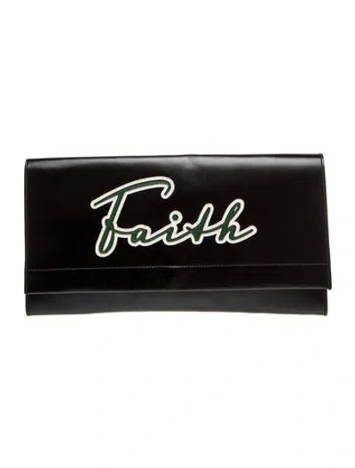 Pre-owned Jil Sander Leather Clutch In Black