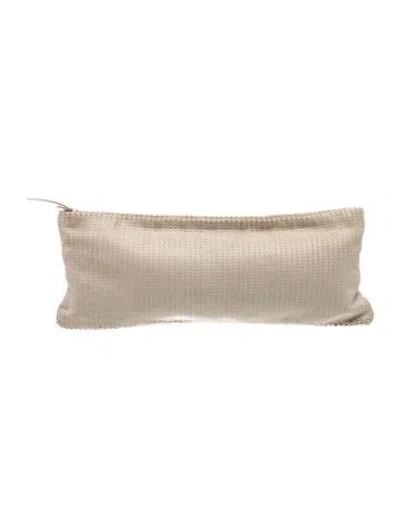 Pre-owned Jil Sander Leather Clutch In Neutrals