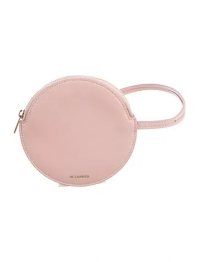 Pre-owned Jil Sander Leather Cosmetic Bag In Pink