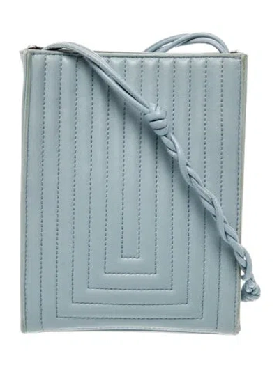 Pre-owned Jil Sander Leather Crossbody Bag In Blue