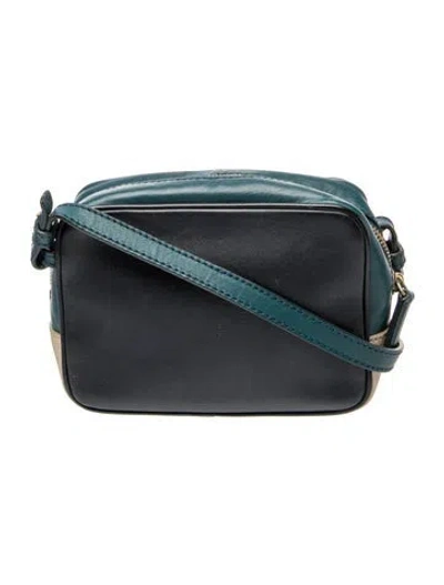 Pre-owned Jil Sander Leather Crossbody Bag In Blue