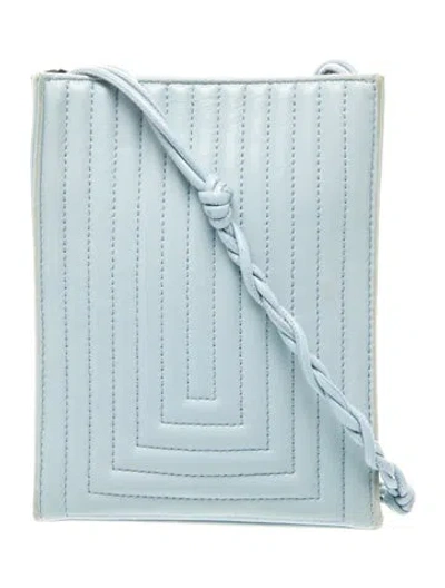Pre-owned Jil Sander Leather Crossbody Bag In Blue