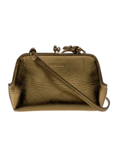 Pre-owned Jil Sander Leather Crossbody Bag In Green