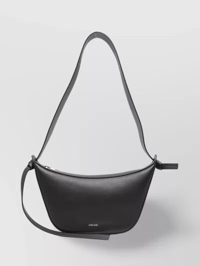 Jil Sander Leather Crossbody Bag Knot Detail