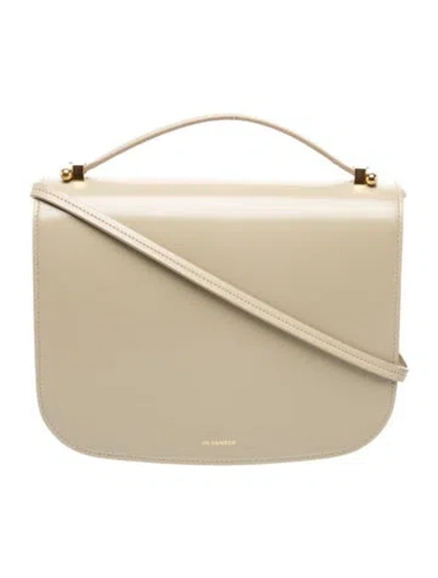 Pre-owned Jil Sander Leather Crossbody Bag In Neutral