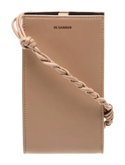 Pre-owned Jil Sander Leather Crossbody Bag In Neutrals