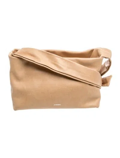 Pre-owned Jil Sander Leather Crossbody Bag In Neutrals