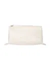 Jil Sander Leather Crossbody Bag In White