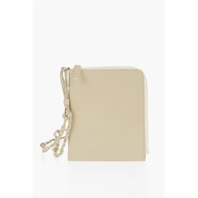 Jil Sander Leather Crossbody Men's Wallet