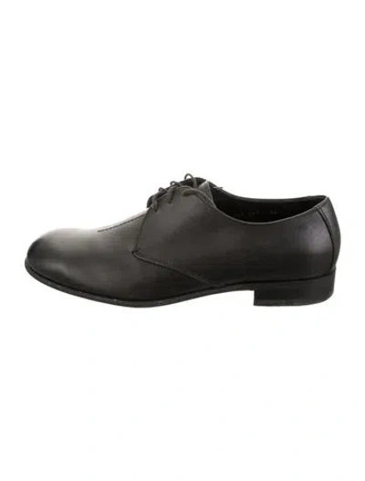 Pre-owned Jil Sander Leather Derby Shoes In Black