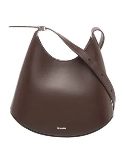Pre-owned Jil Sander Leather Eldorado Small In Brown