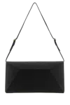 Jil Sander Leather Envelope Clutch In Black