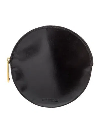 Pre-owned Jil Sander Leather Evening Bag In Black