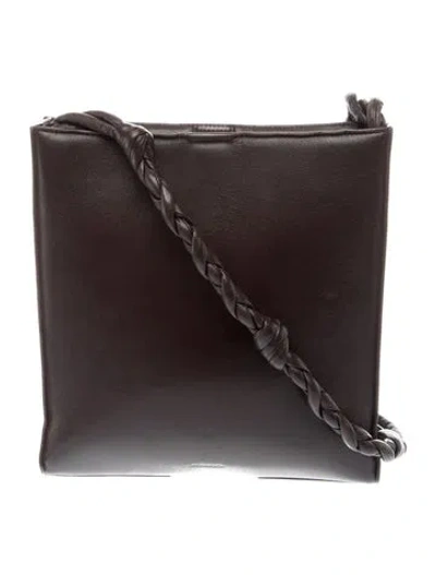 Pre-owned Jil Sander Leather Evening Bag In Brown