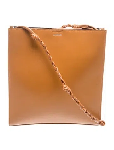 Pre-owned Jil Sander Leather Evening Bag In Brown
