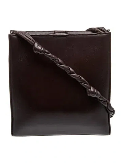 Pre-owned Jil Sander Leather Evening Bag In Brown