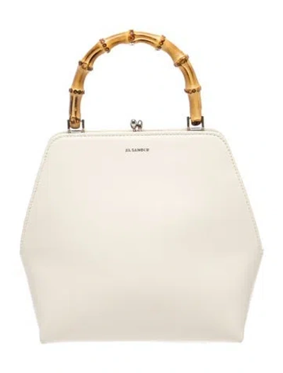 Pre-owned Jil Sander Leather Goji Small In Neutral