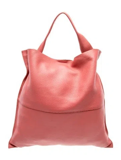 Pre-owned Jil Sander Leather Hobo In Pink