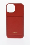 Jil Sander Leather Iphone 15 Case With With Card Compartment