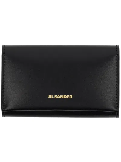 Jil Sander Leather Keychain Clutch Bag