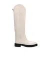 Jil Sander Woman Boot Cream Size 6.5 Leather In Nude