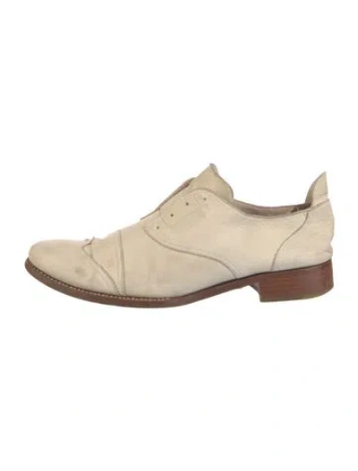 Pre-owned Jil Sander Leather Lace-up Boots In Neutral
