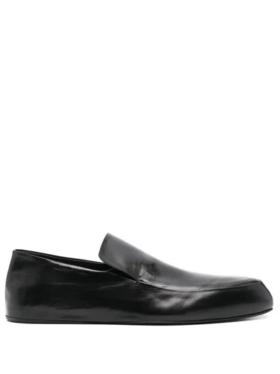 JIL SANDER LEATHER LOAFERS