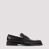 Jil Sander Leather Loafers In Black
