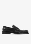 Jil Sander Leather Loafers In Black
