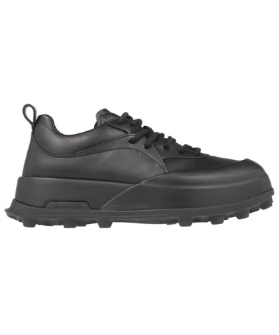 Jil Sander Chunky Toecap Sneakers In Black