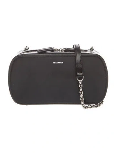 Pre-owned Jil Sander Leather Minaudière In Black