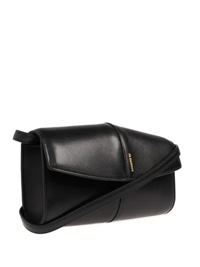 Jil Sander Leather Mini Bag In Black